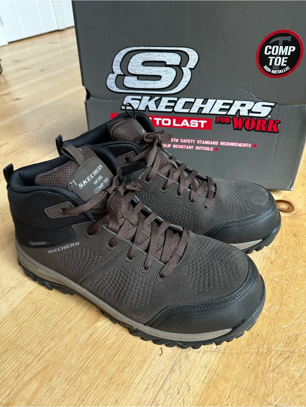 Skechers WIDE Work Waterproof Relment Erett Work Boots